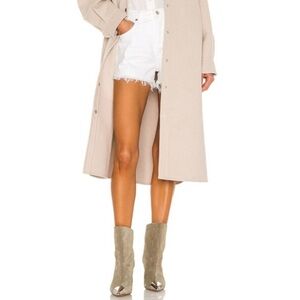 Citizens of Humanity Annabelle Shorts 100% Cotton Button Fly Frayed Hem